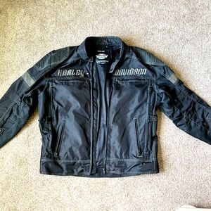 Harley Davidson XL riding jacket.